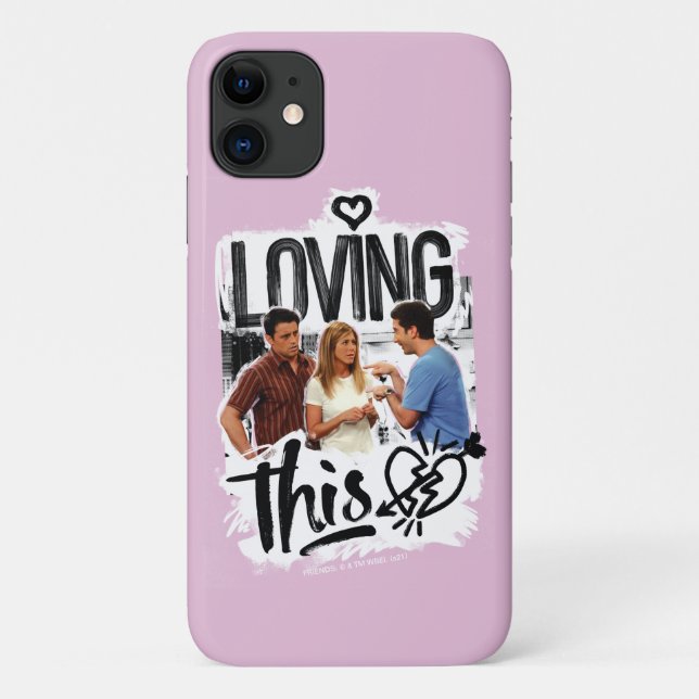 Coques Case-Mate iPhone FRIENDS™ | Joey, Rachel et Ross - J'adore ! (Dos)