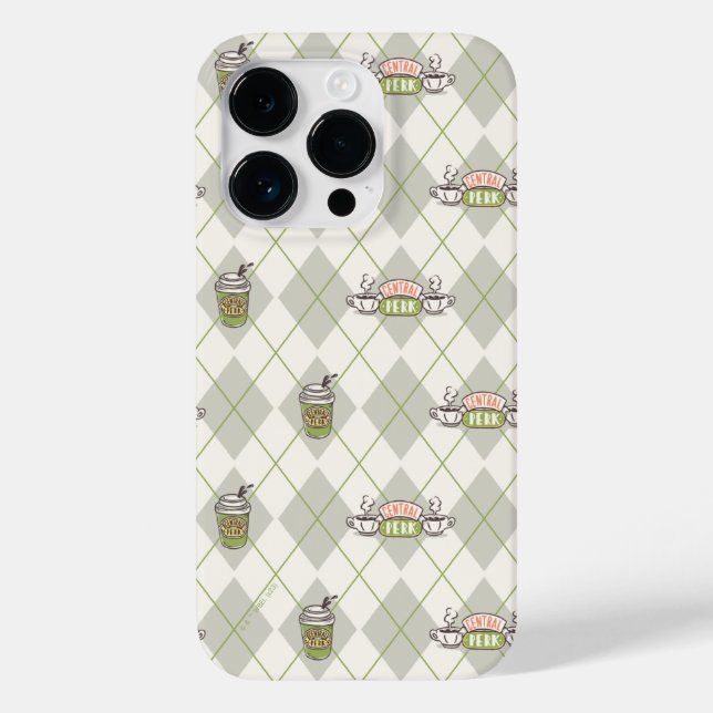 Coques Case-Mate iPhone FRIENDS™  | Motif à carreaux de Central Perk (Verso)