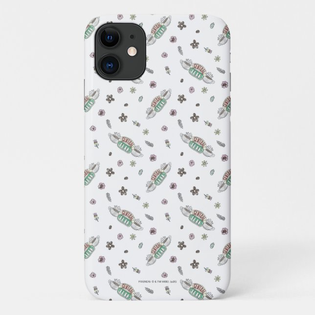 Coques Case-Mate iPhone FRIENDS™ | Motif aquarelle de Central Perk Coffee (Dos)