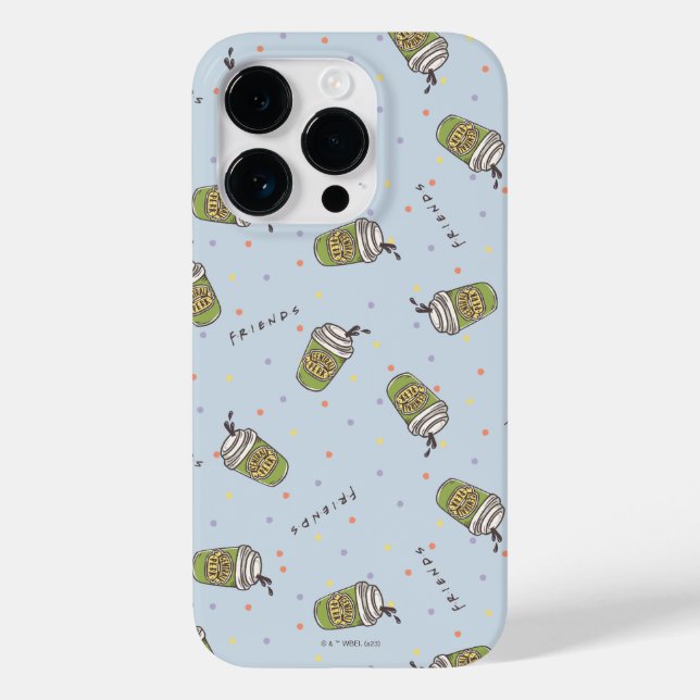 Coques Case-Mate iPhone FRIENDS™ | Motif Polka Dot Central Perk (Verso)