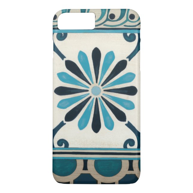 Coques Case-Mate iPhone Frise Indigo II non embellie (Dos)