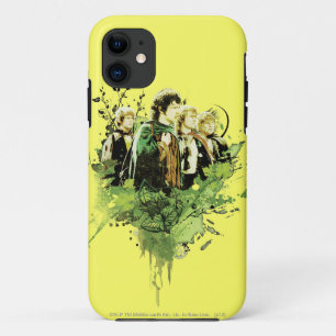 Case-Mate iPhone Case FRODO™ avec le collage de vecteur de Hobbits