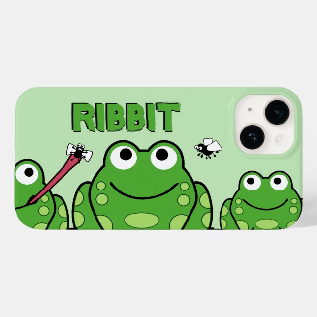 Coques Case-Mate iPhone Frog personnalisé (Verso (horizontal))