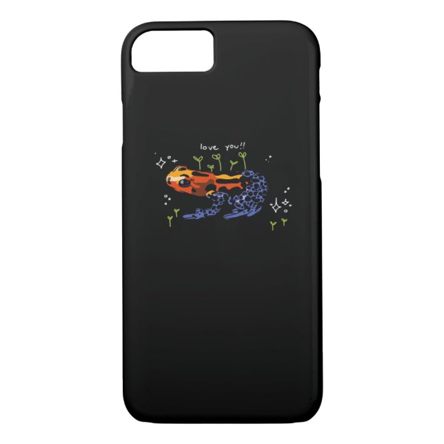 Coques Case-Mate iPhone Frog Who Loves You Simple Classic Style (Dos)