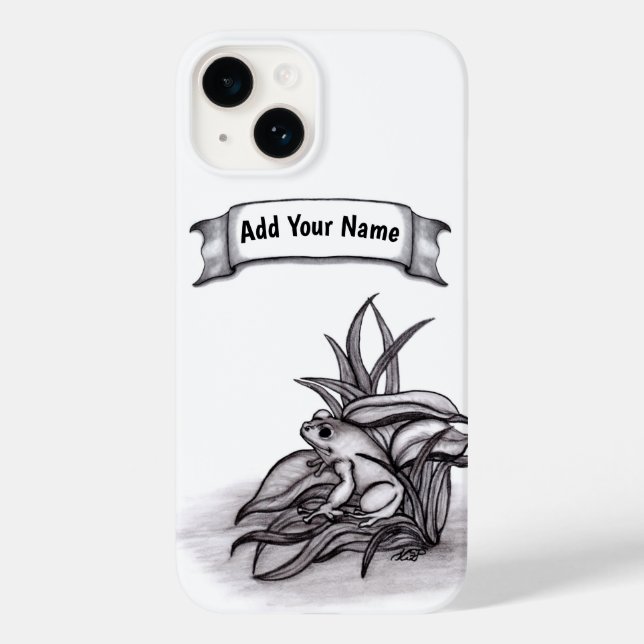 Coques Case-Mate iPhone Froggy, Ajoutez Votre Nom (Verso)