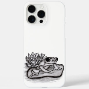 Coque iPhone 16 Pro Max Froggy avec Lotus Flower