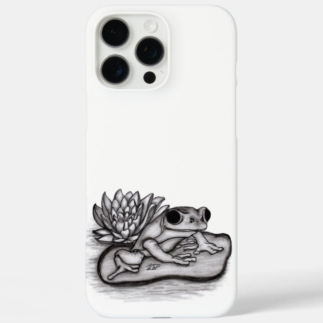 Coques Case-Mate iPhone Froggy avec Lotus Flower (Verso)