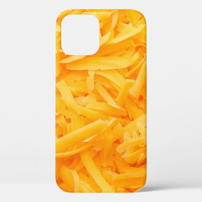 Coques Case-Mate iPhone fromage cheddar râpé vue du haut (Verso)