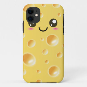 Coque iPhone 11 Fromage heureux mignon de Kawaii