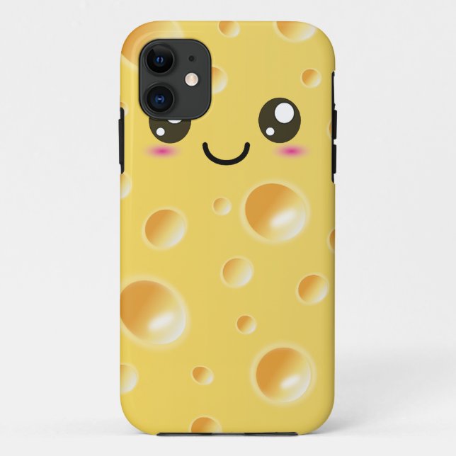 Coques Case-Mate iPhone Fromage heureux mignon de Kawaii (Dos)