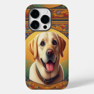 Coque Case-Mate iPhone Frontière colorée du chien de trieur du Labrador f