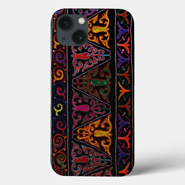 Coques Case-Mate iPhone Frontière de broderie du Xinjiang (Verso)