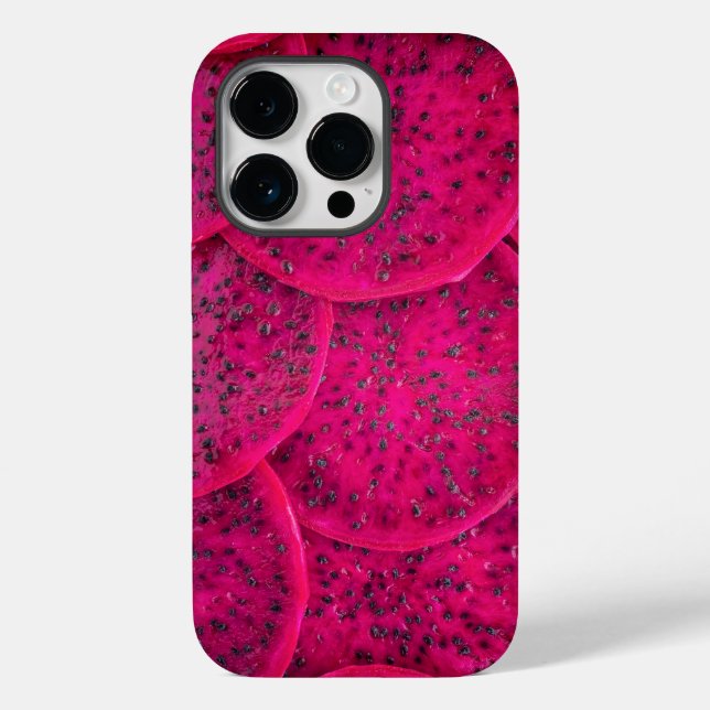 Coques Case-Mate iPhone Fruit dragon rose tropical (Verso)