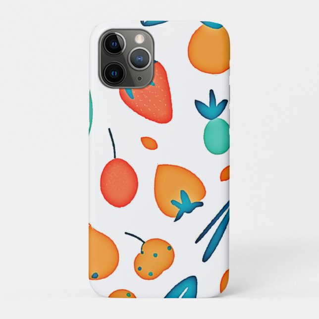 Coques Case-Mate iPhone Fruit Whimsy : Motif joueur (Dos)