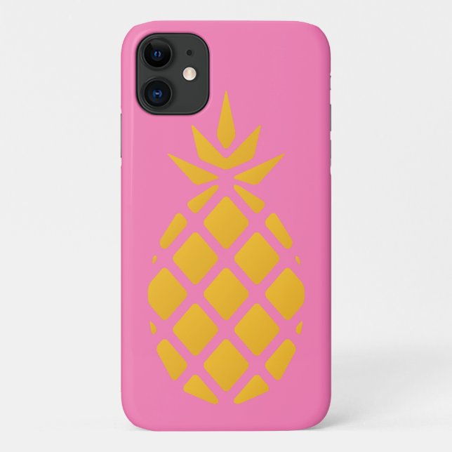 Coques Case-Mate iPhone Fruité mignonne orange et ananas rose (Dos)