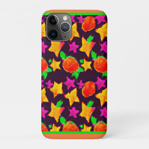 Case-Mate iPhone Case Fruits colorés dynamiques et étoiles Art Motif