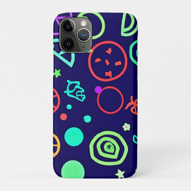 Coques Case-Mate iPhone Fruits de Neon Couleurs Motifs (Dos)