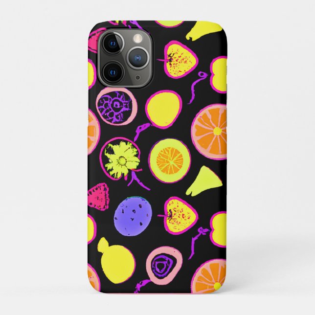 Coques Case-Mate iPhone Fruits de Neon Vibrants (Dos)
