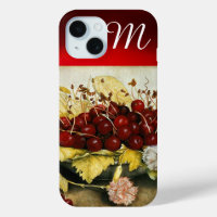 FRUITS DE SAISON / CHERRIES ET CARNATIONS Monogram