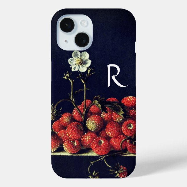 COQUES Case-Mate iPhone FRUITS DE SAISON, FRAISES ET FLEURS DE BERGE (Verso)