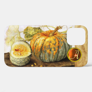 COQUE iPhone 12  FRUITS DE SAISON / MONOGRAM CITROUILLE