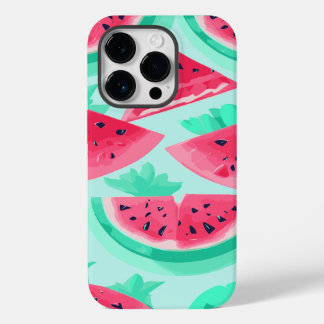 Coque Case-Mate iPhone Fruits doux de pastèque frais été stylisé