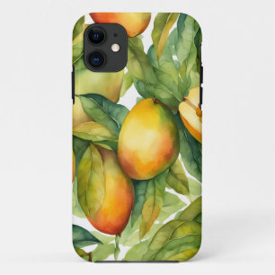 Case-Mate iPhone Case Fruits et feuilles de mangue 