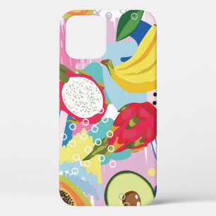 Case-Mate iPhone Case Fruits tropicaux, Motif Vintage sans soucis.
