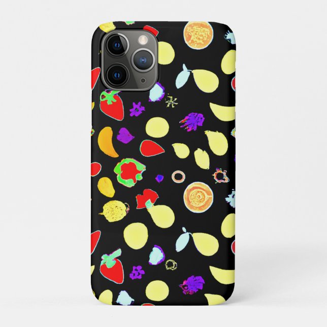 Coques Case-Mate iPhone Fruits tropiques néons éclatés (Dos)