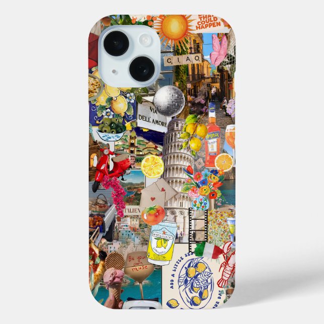 Coques Case-Mate iPhone Fruity European Summer Collage (Verso)