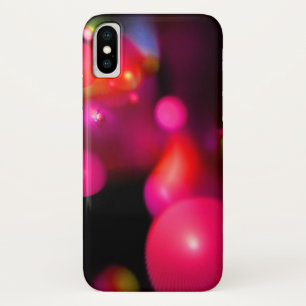 COQUE iPhone X FUCHSIA ROSE PURPLE ORANGE QUANTUBLES