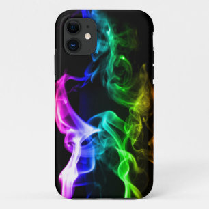 Coque iPhone 11 Fumée d'arc-en-ciel