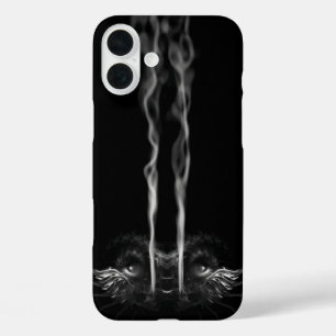 Coque Pour iPhone 16 Plus Fumée de dragon noir