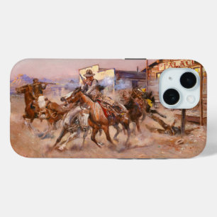 Coque Case-Mate iPhone Fumée d'un. 45, 1908 par Charles Marion Russell