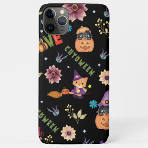 Case-Mate iPhone Case Fun Casquette violet Catoween, mignon Citrouille o