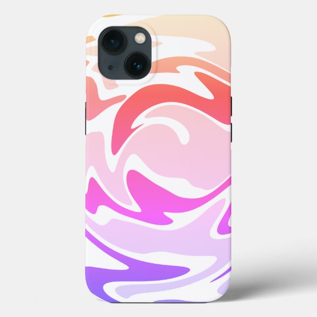 Coques Case-Mate iPhone Fun Coloré Liquid Swirl (Verso)