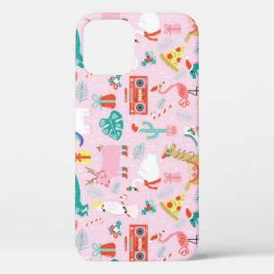 Case-Mate iPhone Case Fun de Noël : Animal Motif sans Seamless.