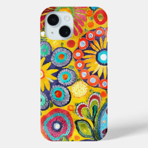 Coque Case-Mate iPhone Fun Hippie à motif de fleur