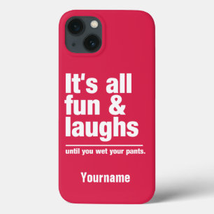 Case-Mate iPhone Case FUN & LAUGHS personnalisés nom et couleurs des boî