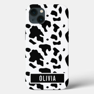 Case-Mate iPhone Case Fun Nom personnalisé Holstein Cow Poster de animal