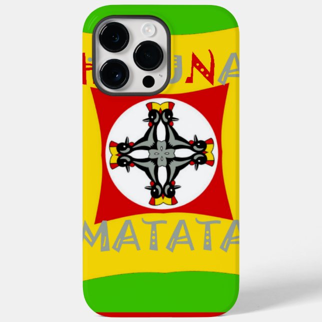 Coques Case-Mate iPhone Fun Rasta couleur rouge or vert (Verso)