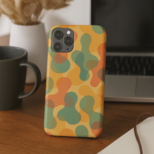 Coques Case-Mate iPhone Fun Retro Classic Amorphous Shapes Art Pattern (Créateur téléchargé)