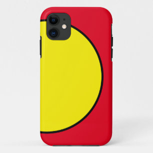 Case-Mate iPhone Case Fun Sporty Bright Yellow Circle Rouge Arrière - pl