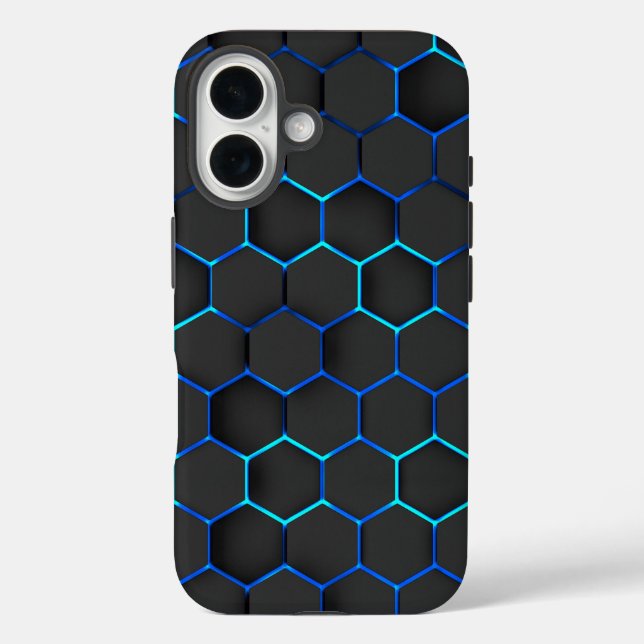 Coques Case-Mate iPhone Funda futurista, cyber 3d (Verso)