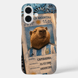 Coque Pour iPhone 16 Funda Pasaporte Capibarra