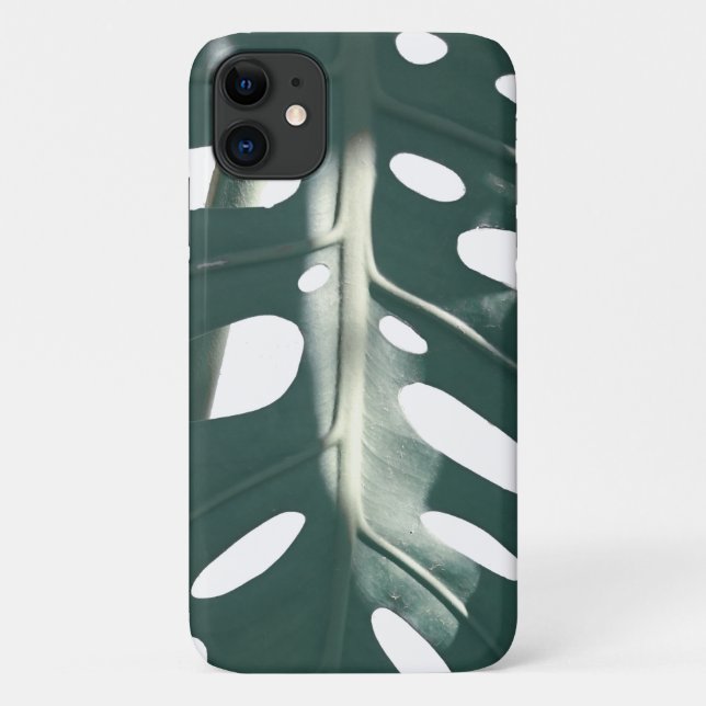 Coques Case-Mate iPhone Funky Pale Green Plante de fromage suisse (Dos)