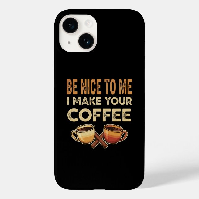Coques Case-Mate iPhone Funny Barista Cafe Lover Gift (Verso)