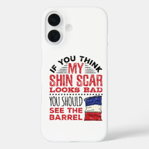 Coque Pour iPhone 16 Funny Barrel Racing Shin Scar Rodeo Cowgirl