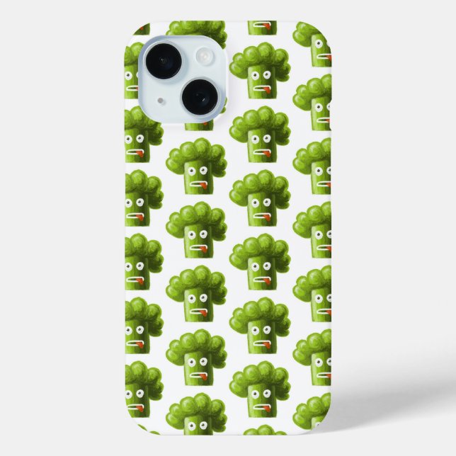 Coques Case-Mate iPhone Funny Broccoli Motif Végétarien Végétal (Verso)