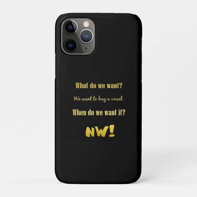Coques Case-Mate iPhone Funny Buy a Vowel — Now! (Dos)